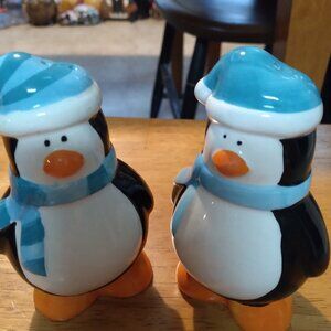 Happy-time Seasonal Salt and Pepper Penguins